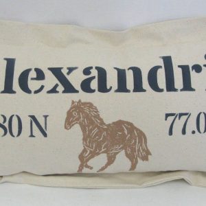 Horse Coordinates on Heavy Cotton Canvas