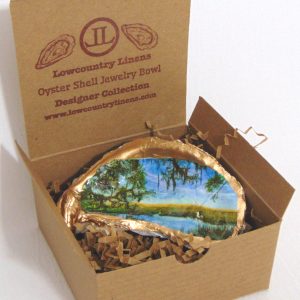 Alternative view of Lowcountry Marsh Oyster Shell Jewelry Bowl