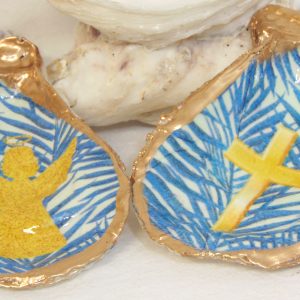 Alternative view of Angel Oyster Shell Jewelry Bowl