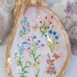 Watercolor Garden Jewelry Bowl