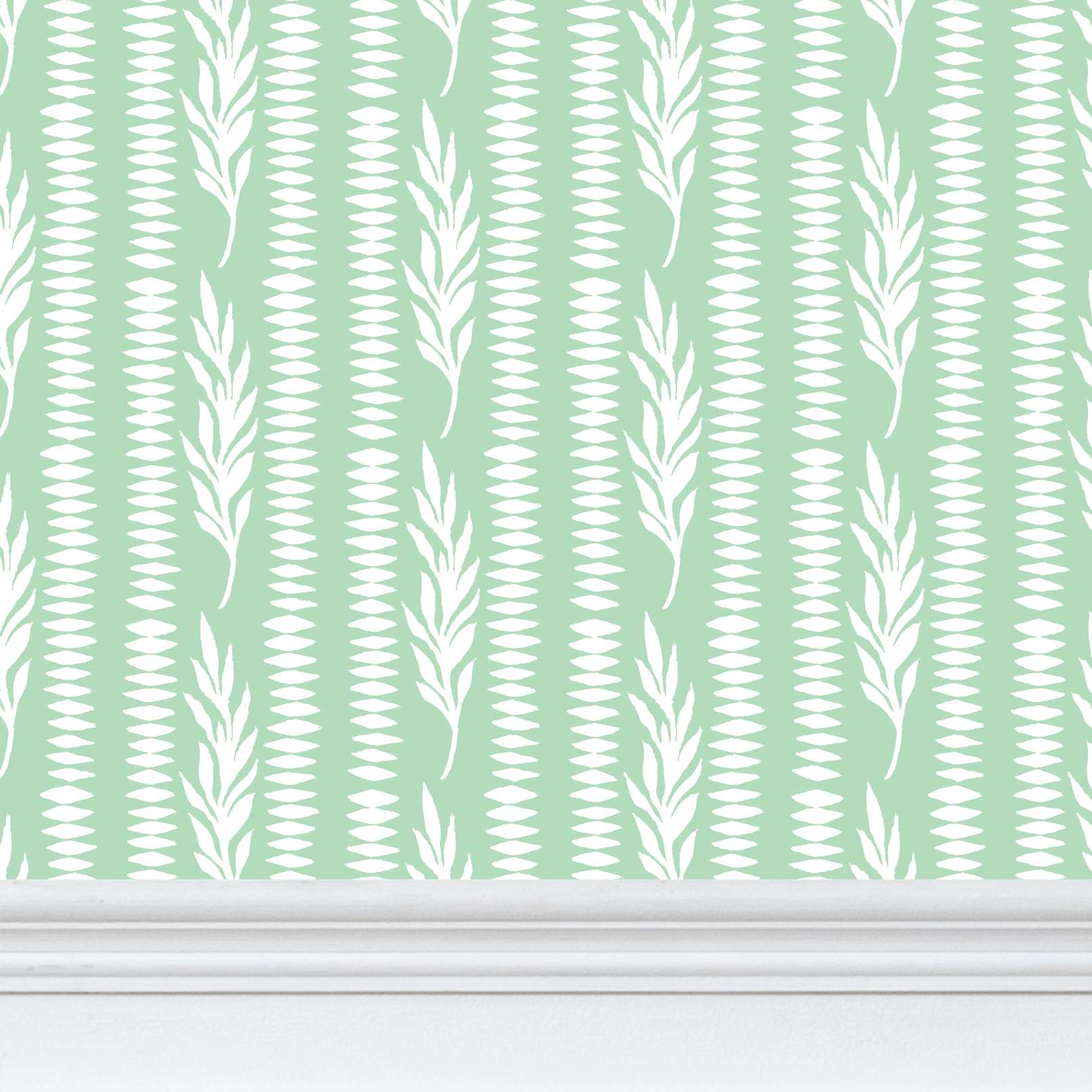 LEAFY STRIPE REVERSE GREEN