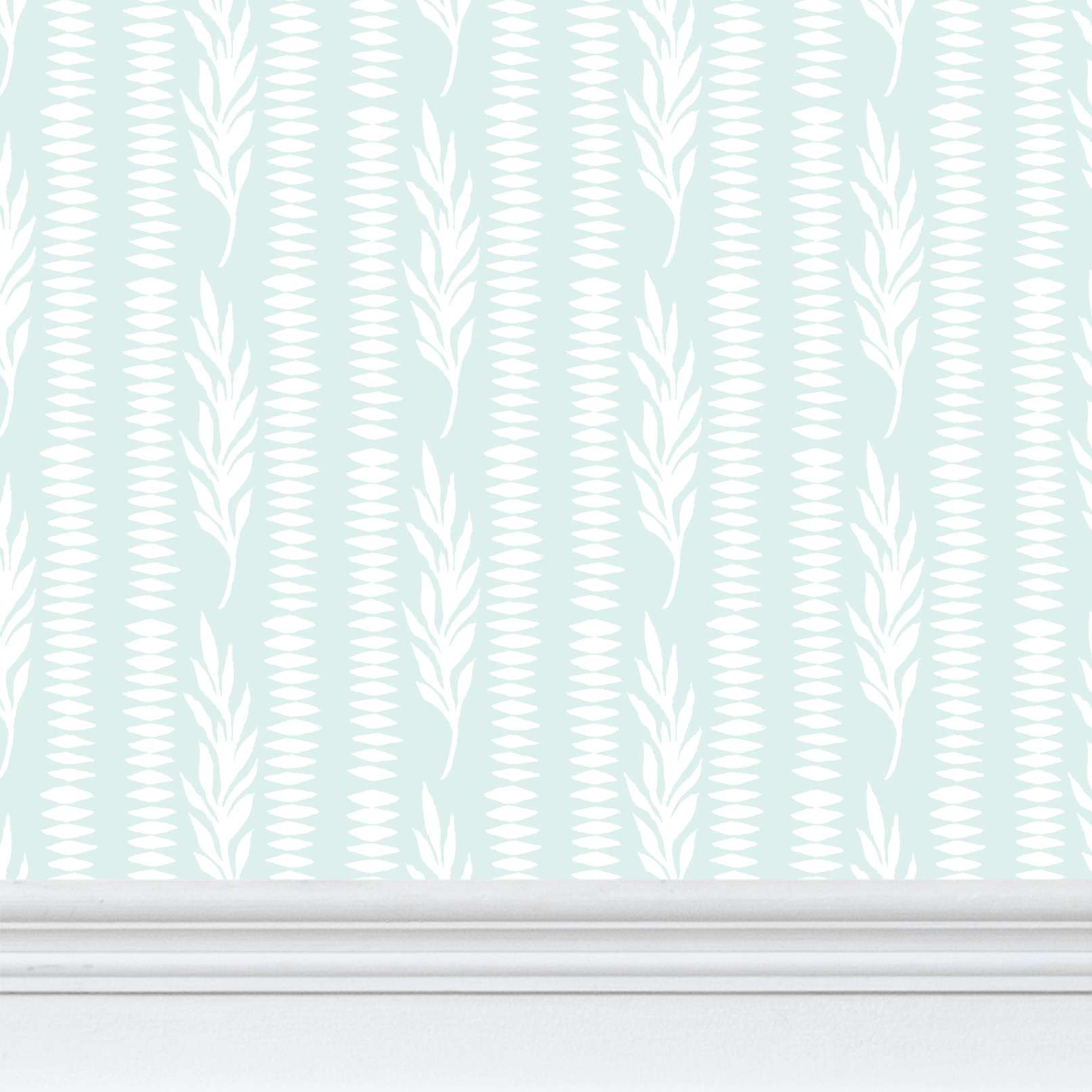 LEAFY STRIPE REVERSE SEAMIST