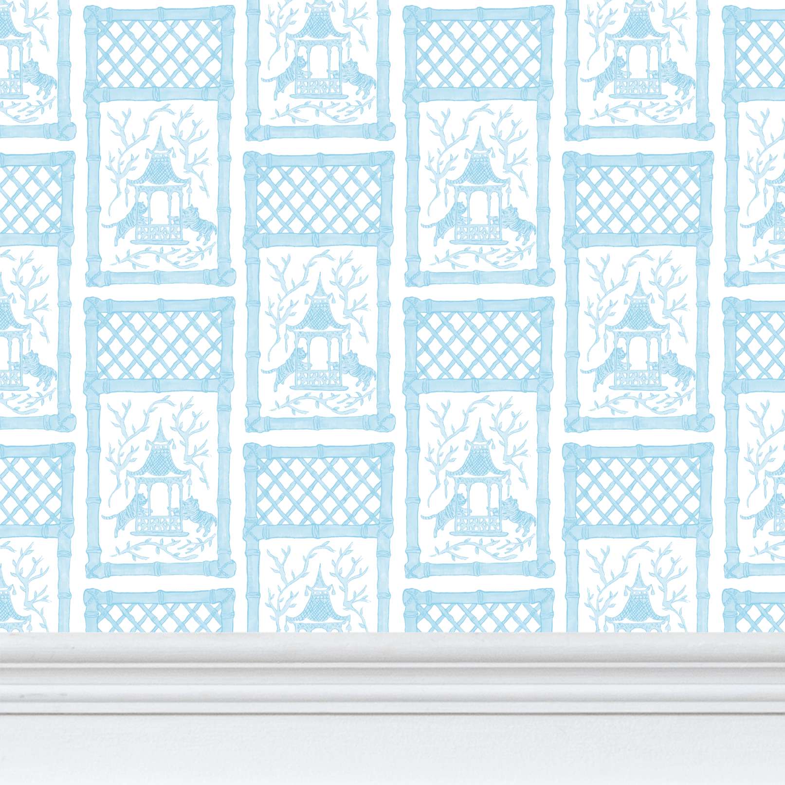 BAMBOO TIGERS SKY BLUE