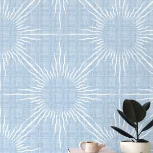 Sunburst On Linen Look