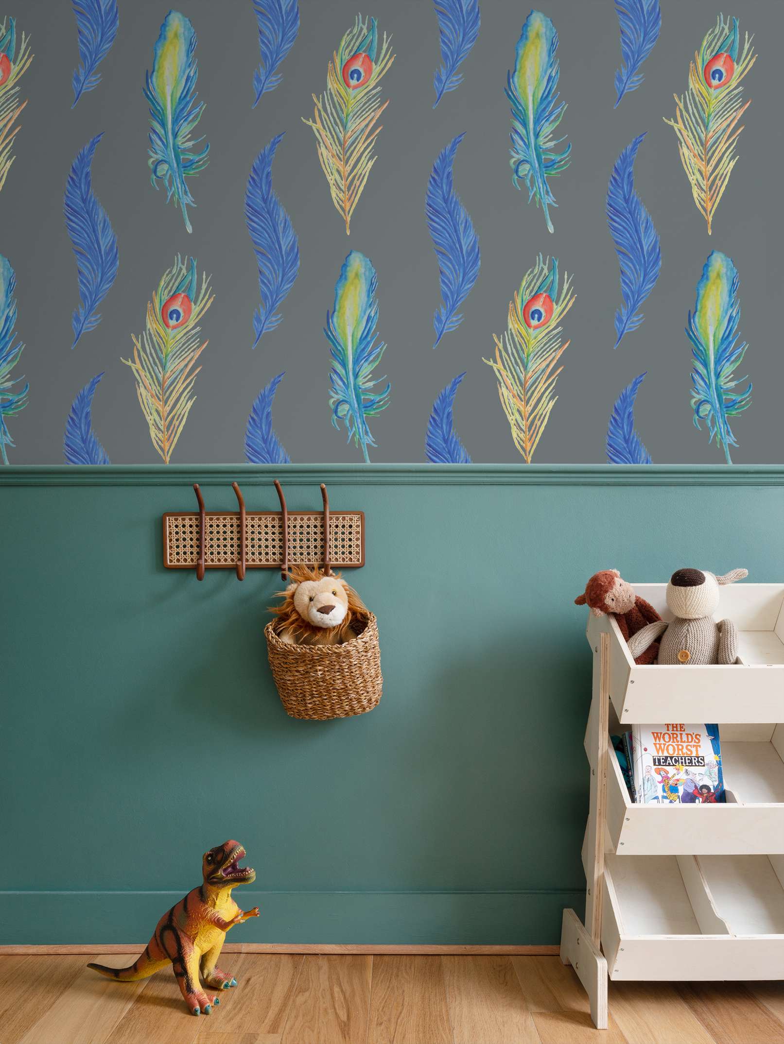 feathers on charcoal 2