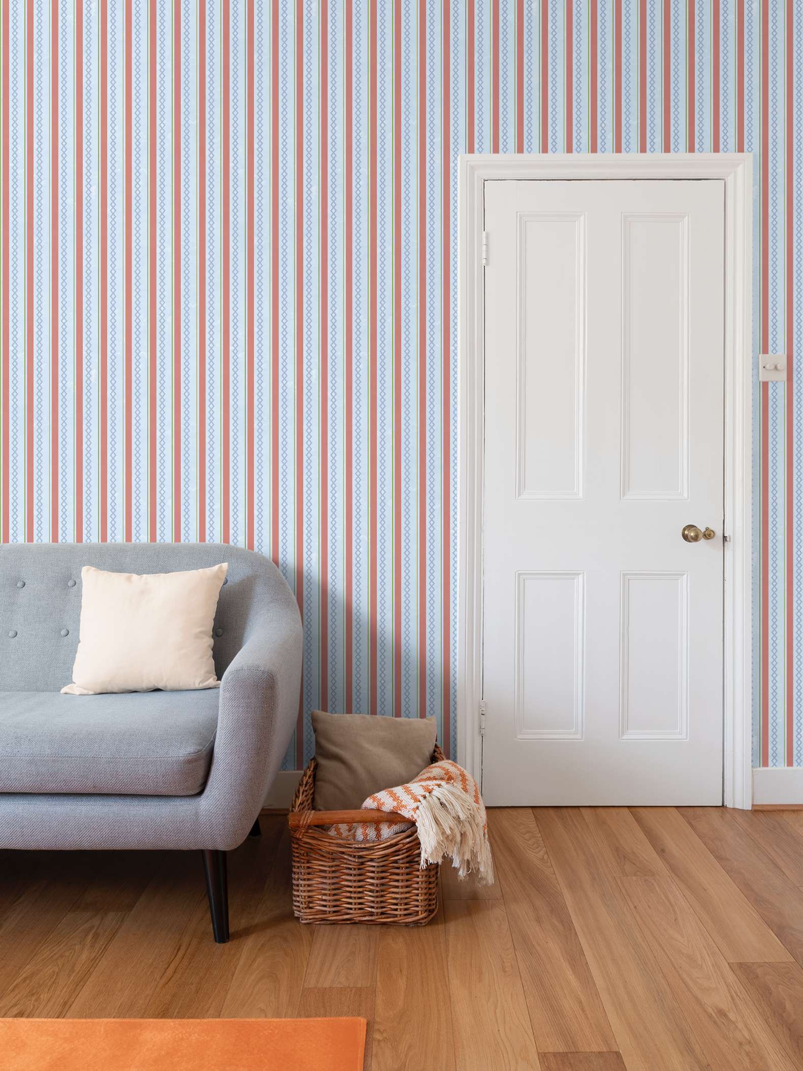 french country stripe vertical 2