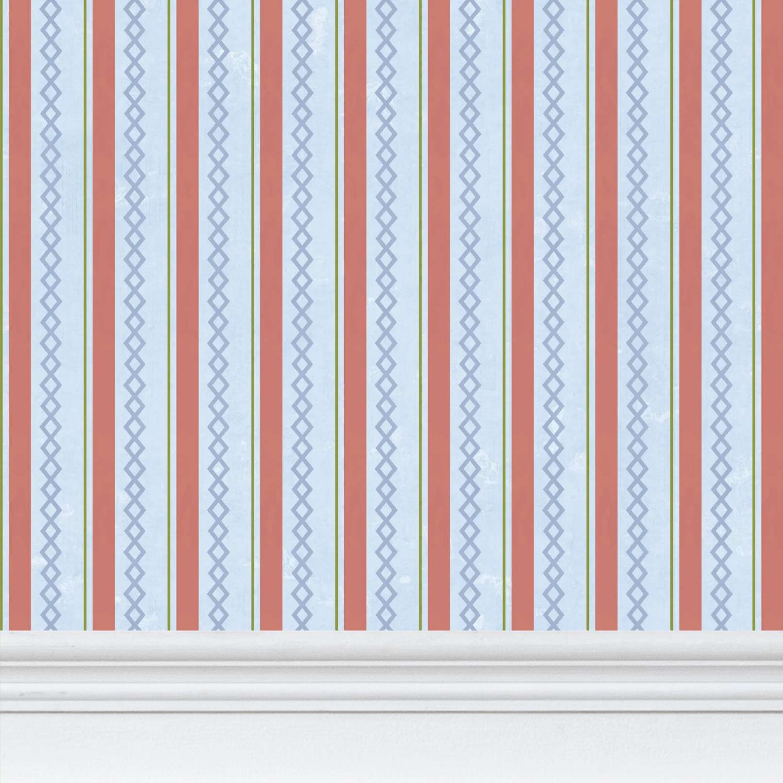 french country stripe vertical