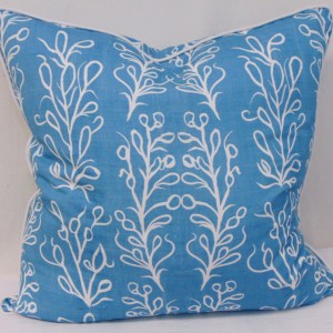 Limited Edition Sky Modern Flora Pillow Cover With French Pleated Flange