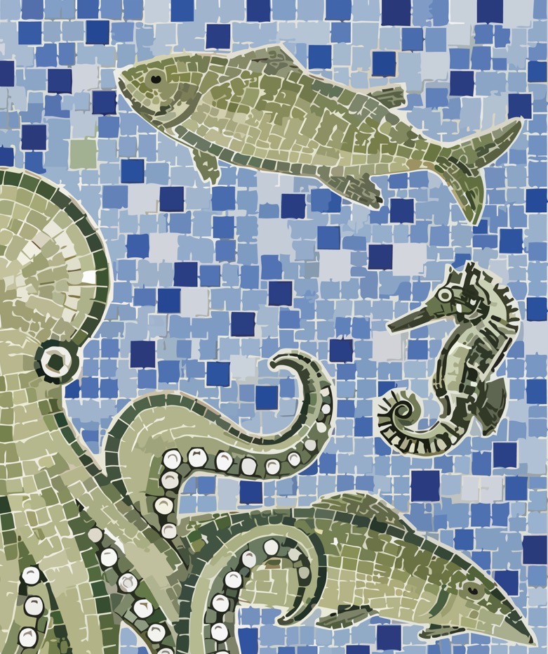 Mosaic Sea Life - Image 10